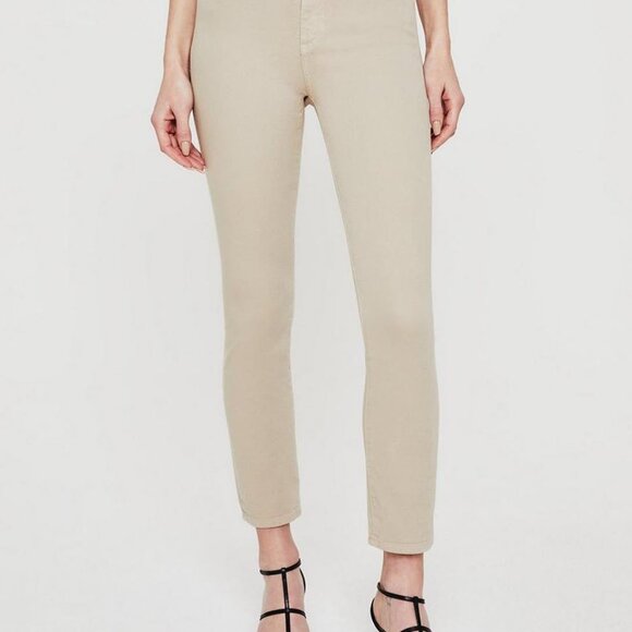 AG Jeans - Mari High Rise Straight Jean - Dry Dust - Picture 2 of 7